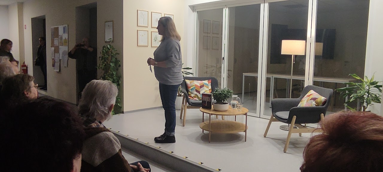 Predstavitev romana Fojba 28.2.2024 v Ankaranu